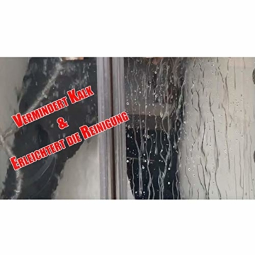 Cleanglas Nanoversiegelung Dusche Bad Fenster Set L Glasversiegelung Inkl. Vorreiniger Dusche Stark Kein Abzieher nötig Nano Glas Versiegelung Fenster Putzen Mit Lotuseffekt (L bis zu 72m2) - 3